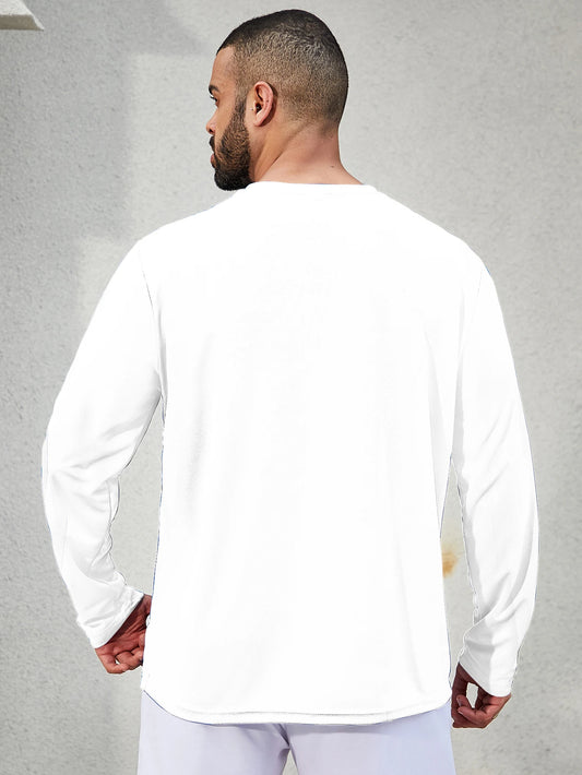 5-piece men's running speed dry long sleeved T-shirts