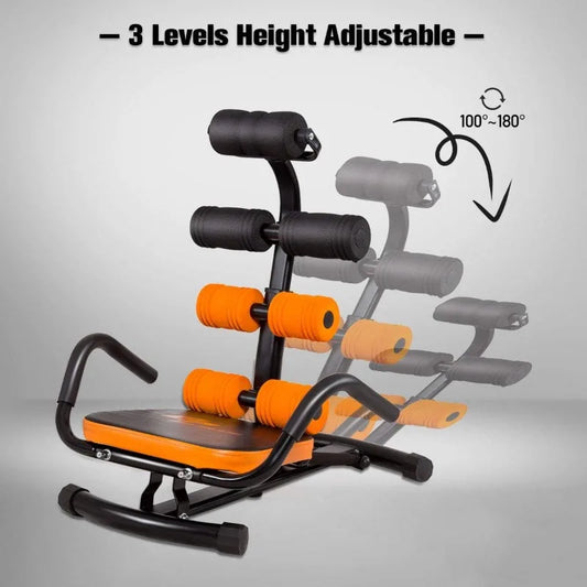 Abdominal Twister Trainer, Incline Ab Rocket Exerciser Height Adjustable,