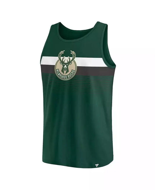 Fanatics | Men's Hunter Green Milwaukee Bucks Wild Game Tank Top