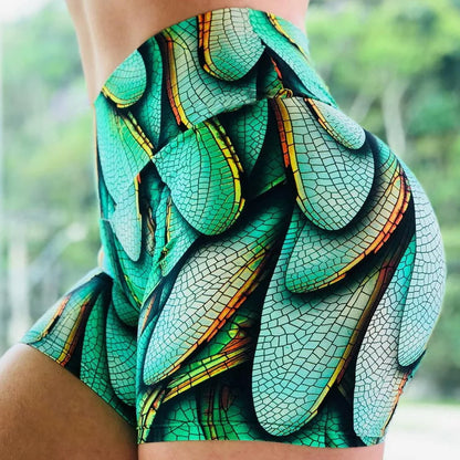 Women Running Shorts High Waist Yoga Shorts Scrunch Butt Seamless