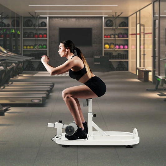 Multi-Function Deep Squat Bench Workout Station Leg Exercise Machine