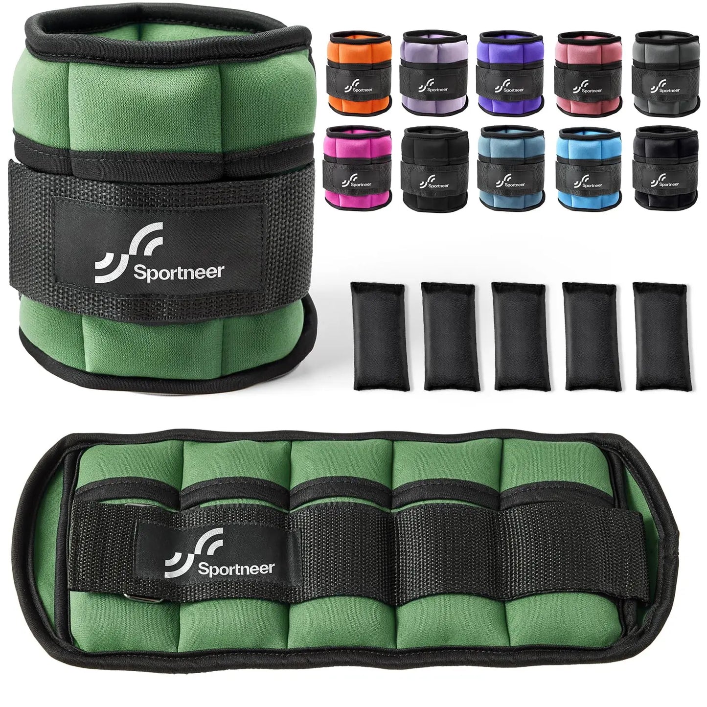 10lb Adjustable Ankle Weights Pair