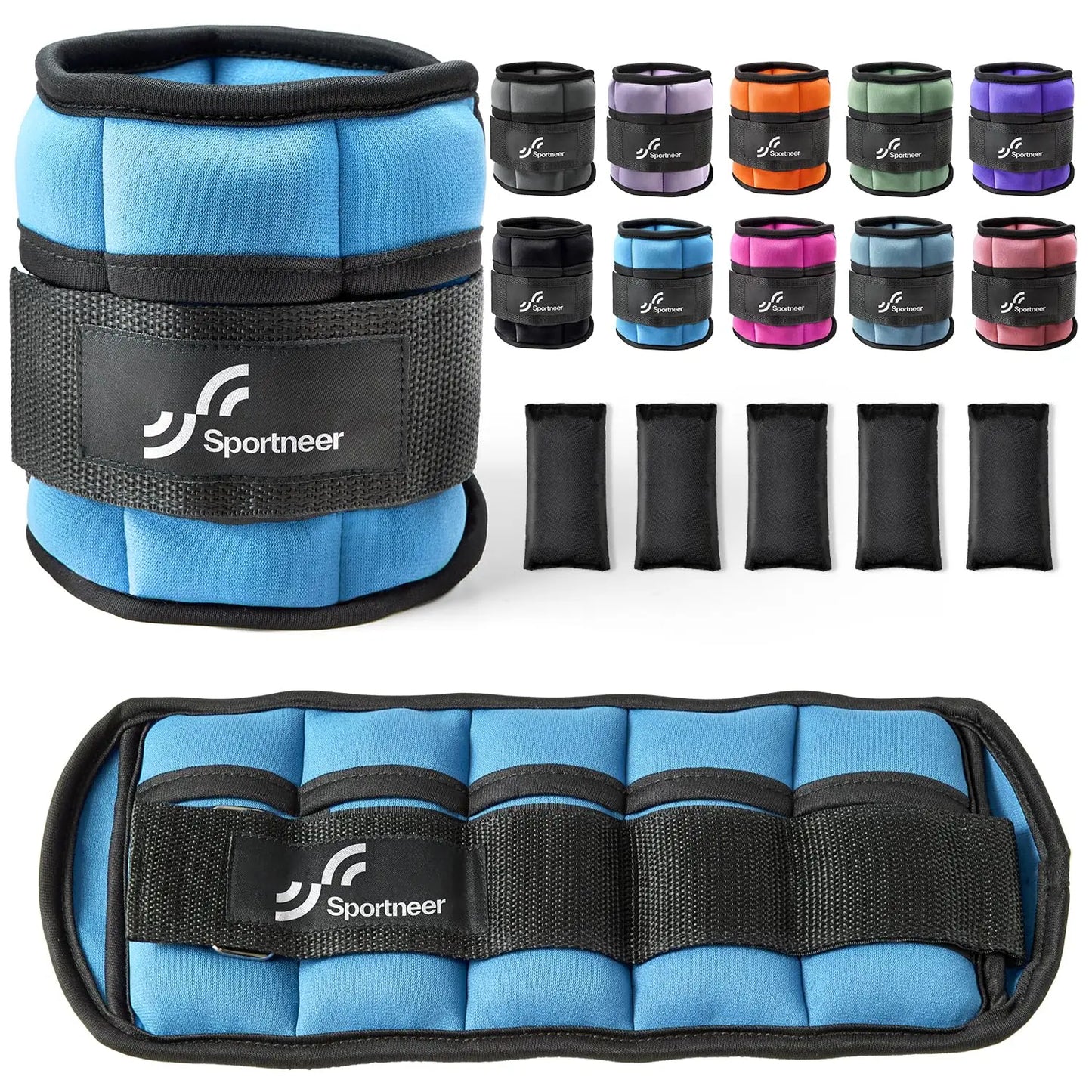 10lb Adjustable Ankle Weights Pair