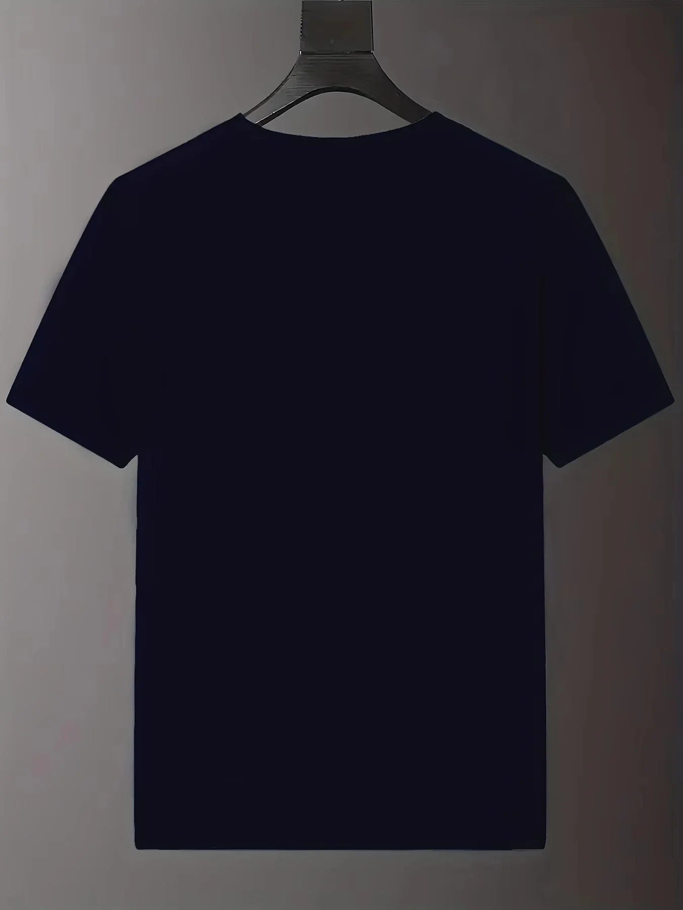 New Fashion Men Print Pullover T-shirt Summer Sleeve Male Clothes Basic Bottoming Slim Thin Sports Casual