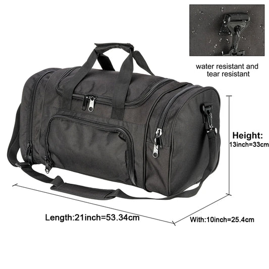 Military Tactical Travel Bag Men Luggage Bags Shoes Compartment