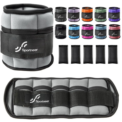 10lb Adjustable Ankle Weights Pair