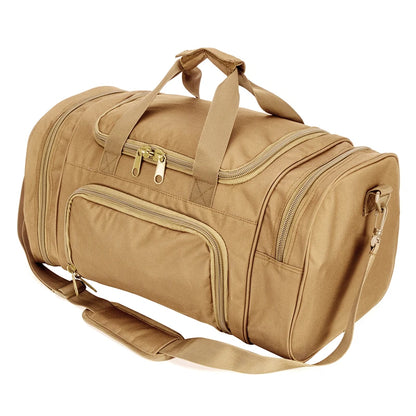 Military Tactical Travel Bag Men Luggage Bags Shoes Compartment
