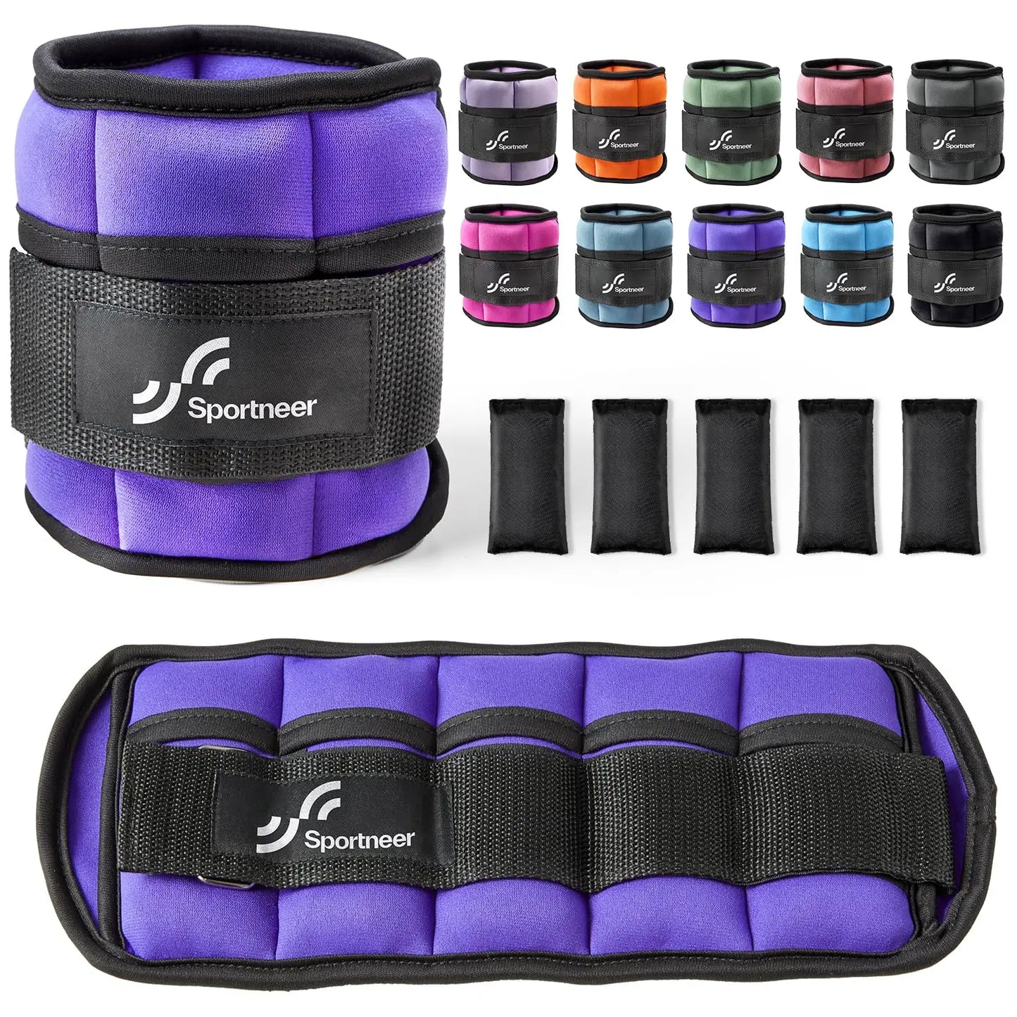 10lb Adjustable Ankle Weights Pair