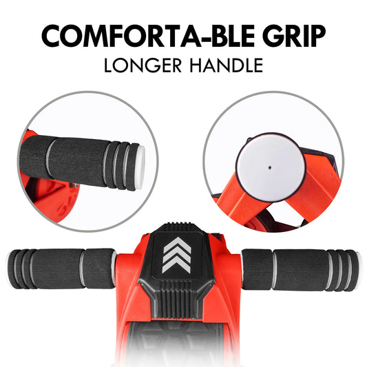 Ab Wheel Roller Automatic Rebound Knee Pad Mat, Intelligent Display,