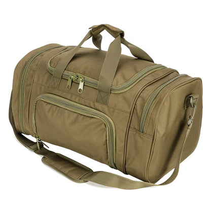 Military Tactical Travel Bag Men Luggage Bags Shoes Compartment