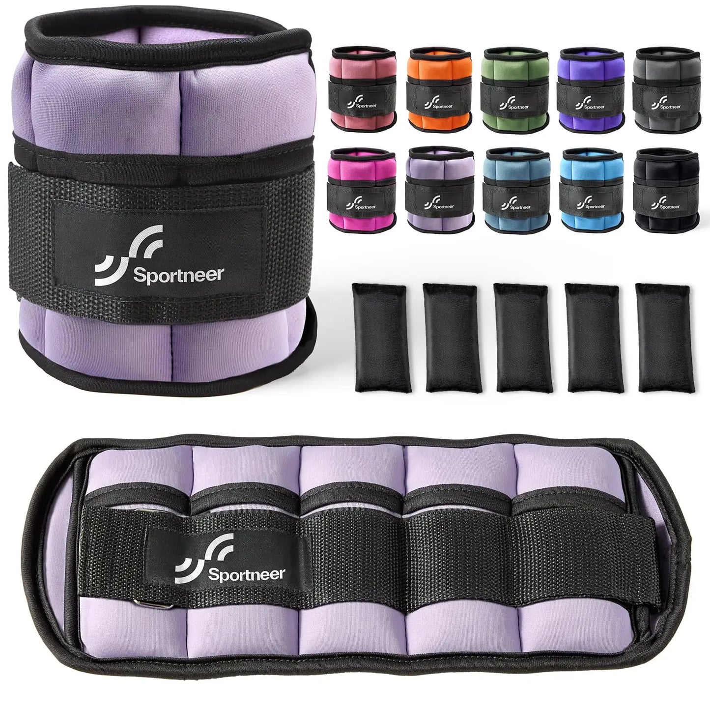 10lb Adjustable Ankle Weights Pair