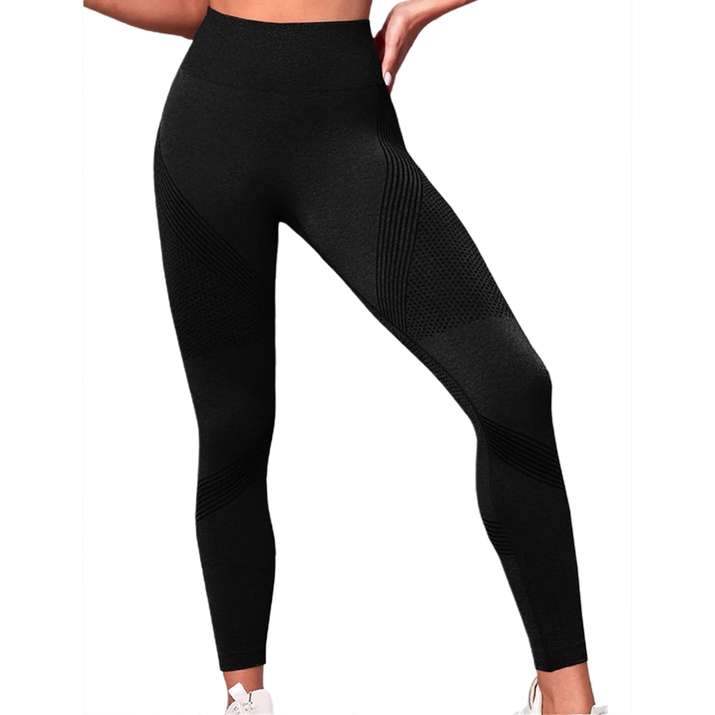 High Waist Compression Leggings Butt Lift Technology for Women - Tummy Control Yoga Pants