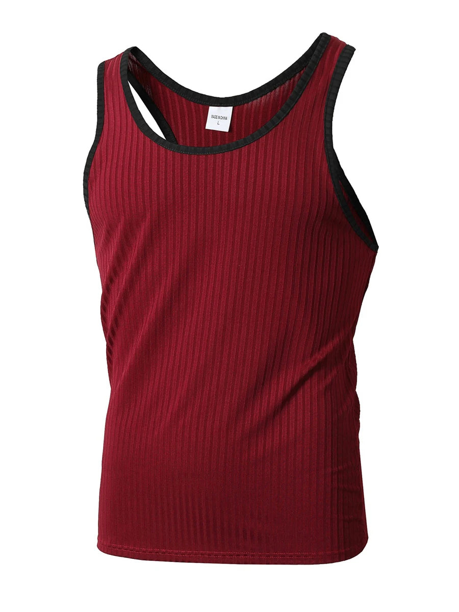 Men s Sleeveless Muscle Tank Tops Workout Training and Gym Fitness -