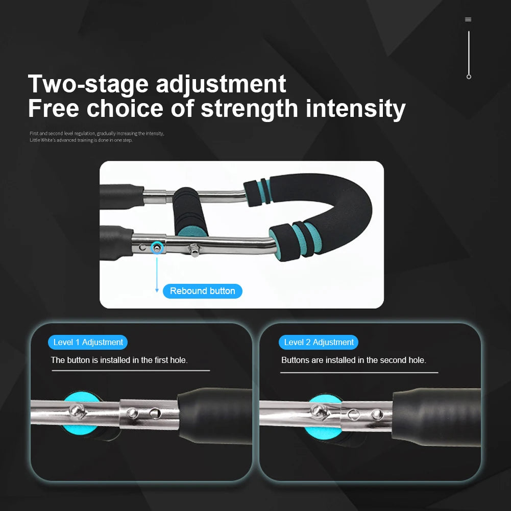 Portable Hand Grip Strengthener Arm Exerciser Chest Expander