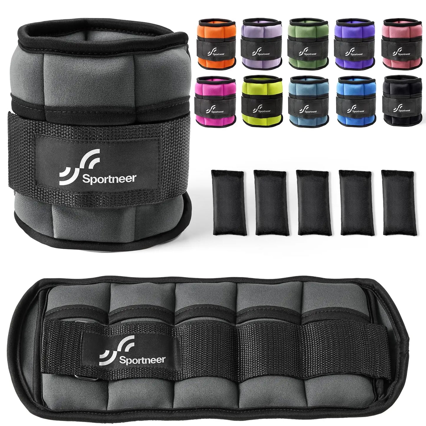 10lb Adjustable Ankle Weights Pair