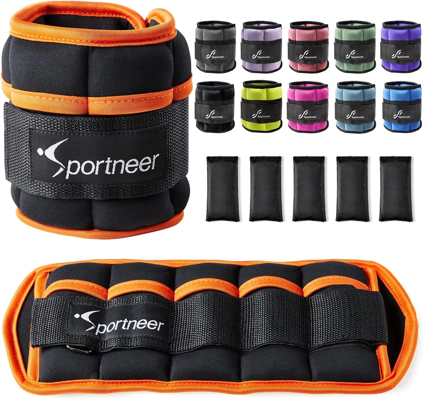 10lb Adjustable Ankle Weights Pair