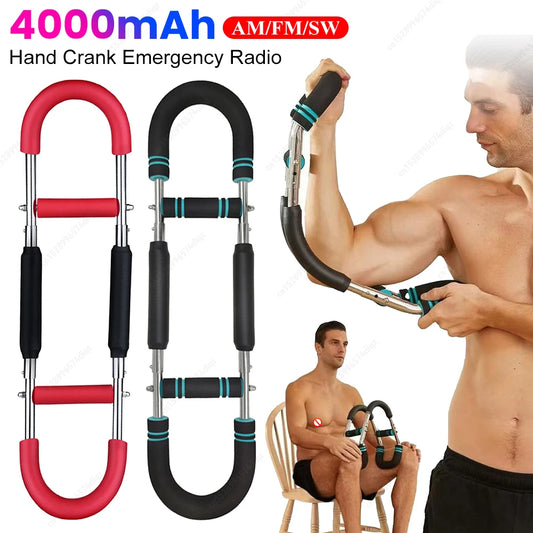 Portable Hand Grip Strengthener Arm Exerciser Chest Expander
