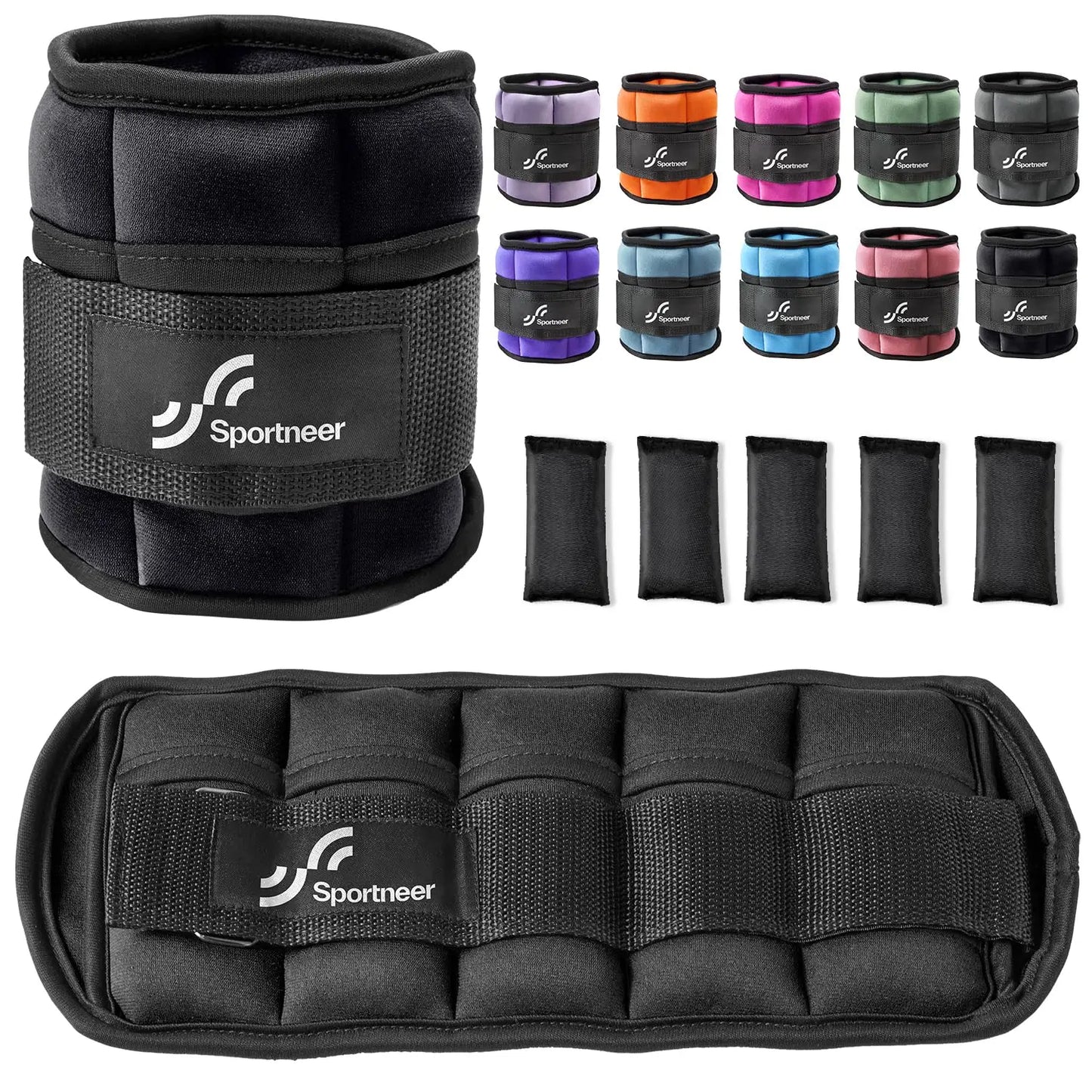 10lb Adjustable Ankle Weights Pair
