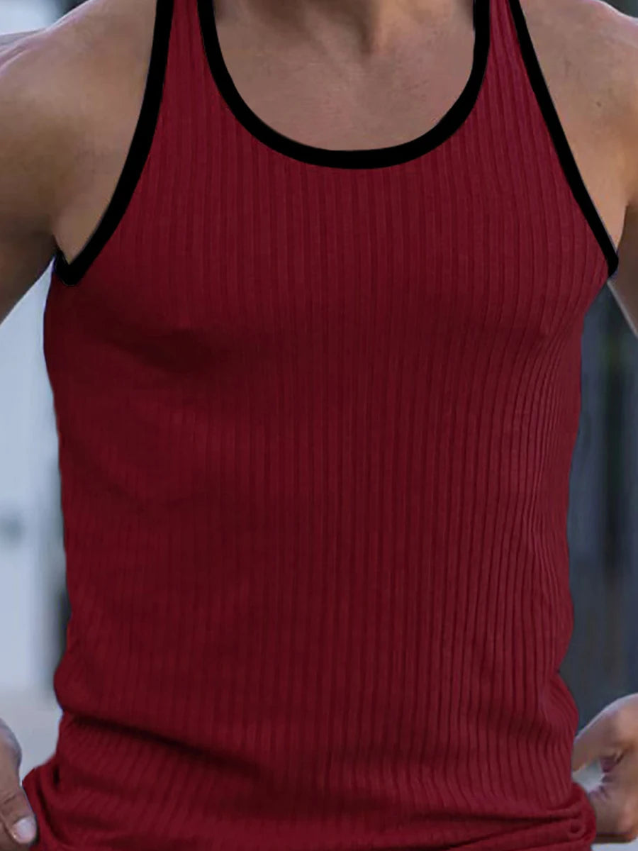 Men s Sleeveless Muscle Tank Tops Workout Training and Gym Fitness -