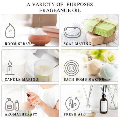 Bottles Essential 20 Oils Kit Set Lavender Jasmine Eucalyptus Vanilla Sandalwood Sweet Orange Geranium Patchouli