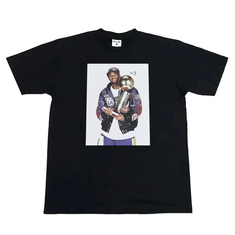 Men's 2025 New USA Basketball Kobe Sports Cotton T-Shirt Quality Cotton