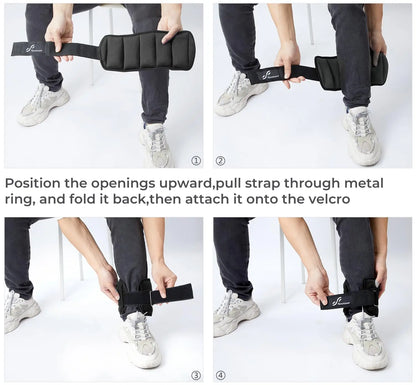 10lb Adjustable Ankle Weights Pair