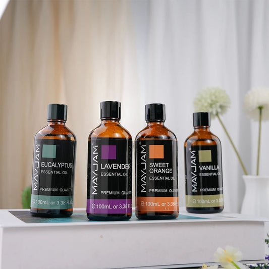 Vanilla Sweet Orange Eucalyptus Lavender Sandalwood Peppermint Bergamot Patchouli Scents 100ML Natural Essential Oils