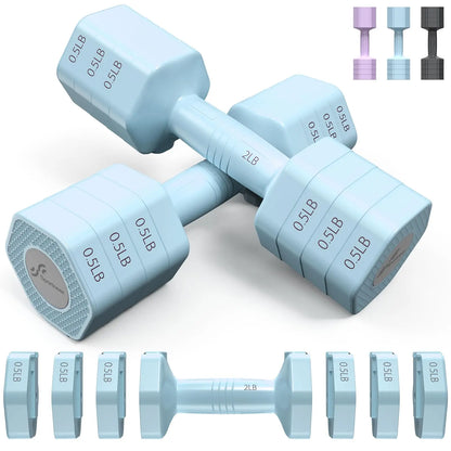 Fast adjustable Dumb bells Women Men Home Gym,