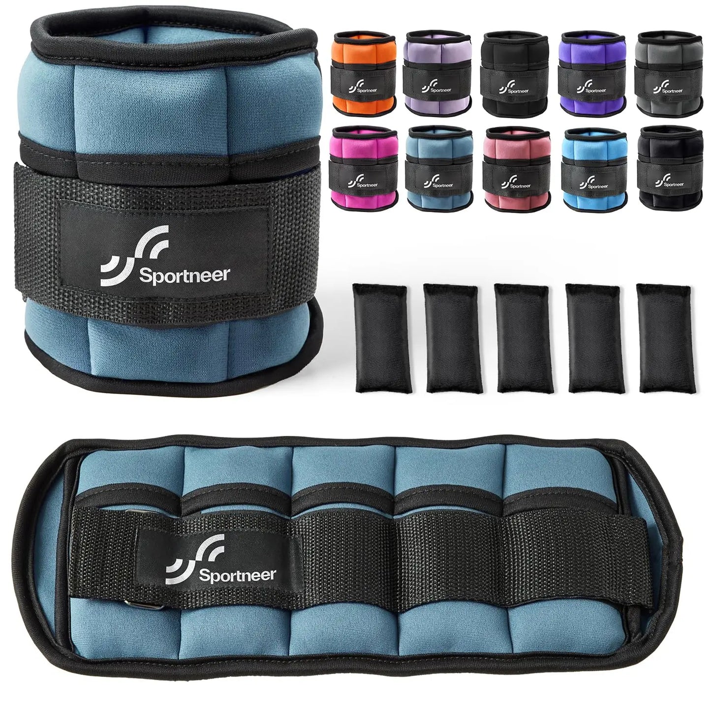 10lb Adjustable Ankle Weights Pair